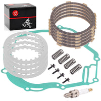 Clutch Friction Steel Plates Kit w/ Gasket Springs for Yamaha TTR125 (2000-2004)
