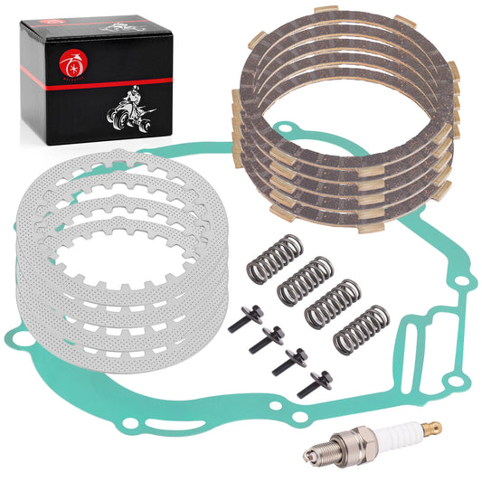 Clutch Friction Steel Plates Kit w/ Gasket Springs for Yamaha TTR125 (2000-2004)