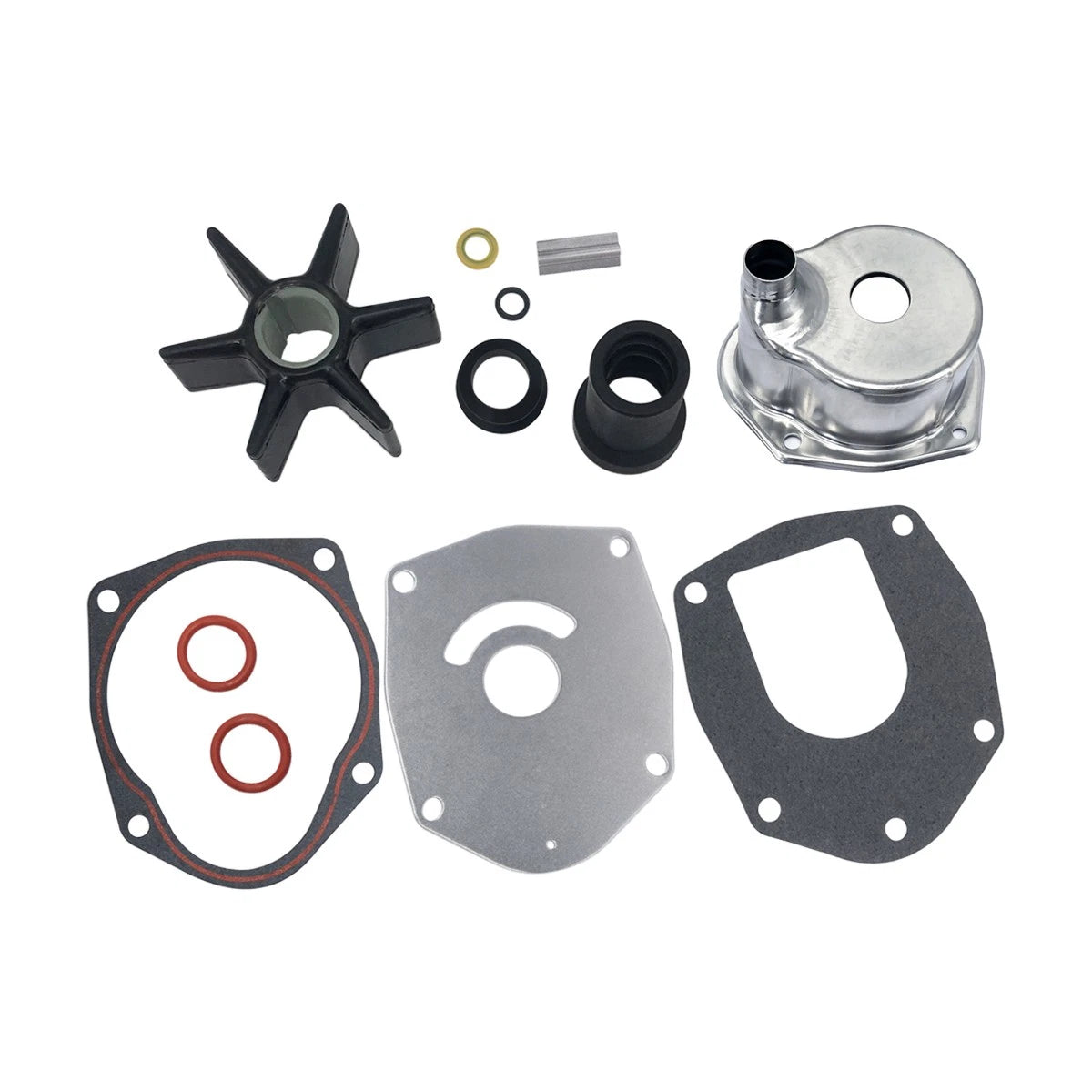 Water Pump Impeller Kit for Mercury 40-60HP 4-Cyl Big Foot 4-Stroke