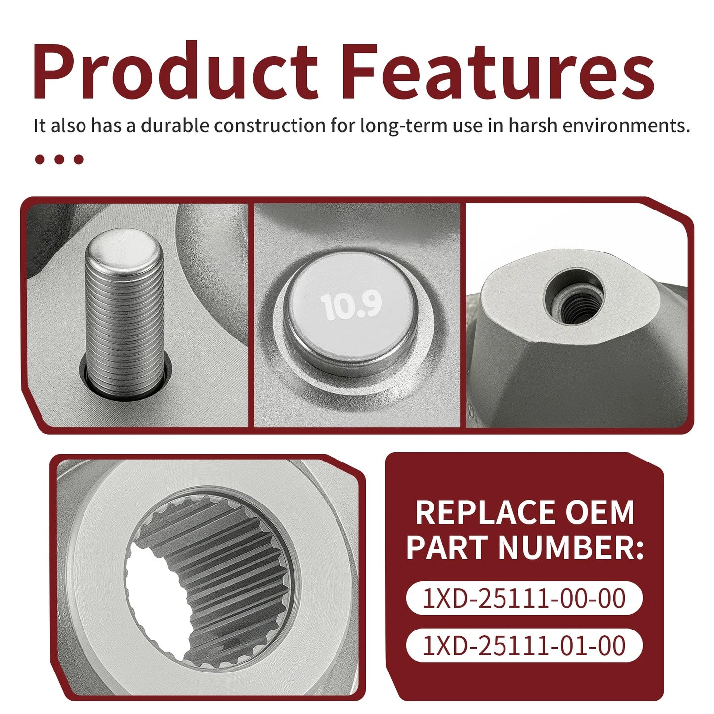 Front/Rear Wheel Hub for Yamaha Viking 700 YXM700 2014-2015