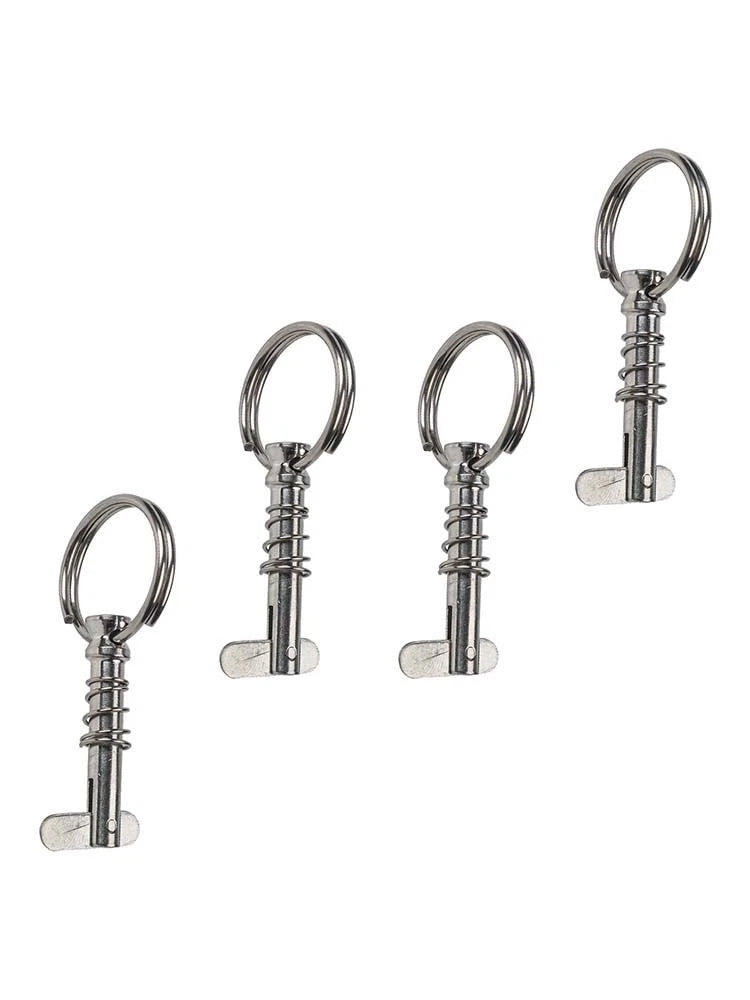 Spring Pins with Pull Rings for Practical Boat Awning Design