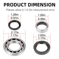Differential Bearing Seal Kit for Polaris Ranger 800 2010-2011 4x4/6x6 EFI
