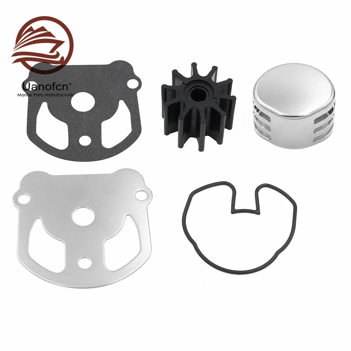 OMC Water Pump Impeller Kit with Liner for OMC Models (40-60HP)