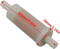 Johnson/Evinrude/OMC Outboard 1/4" Inline Gas Fuel Filter for 0398327