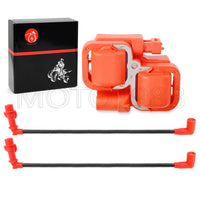 Ignition Coil & Spark Plug Cap w/Wire for Polaris Sportsman 700 EFI (2005-2007)