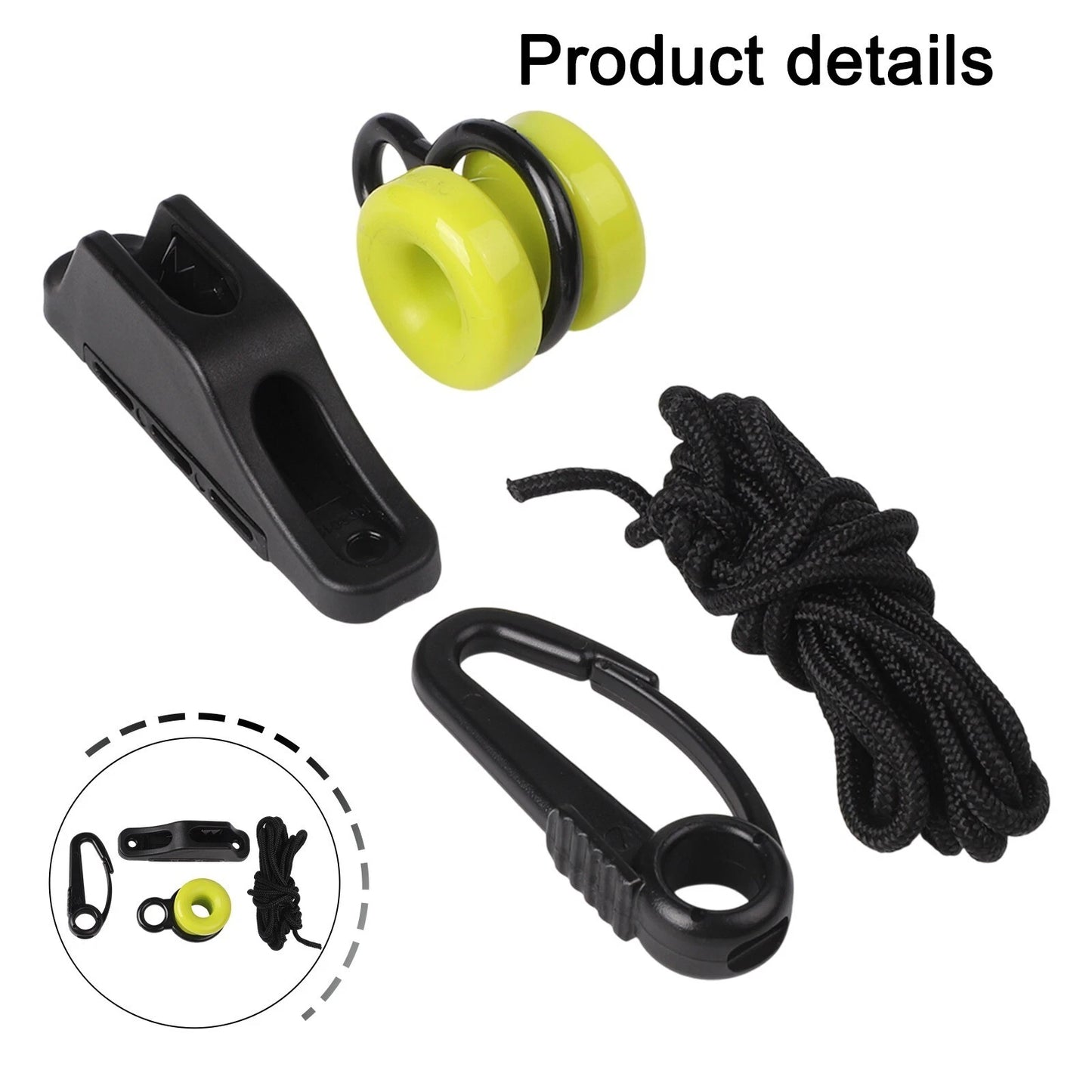 Nylon Rope Retriever for Boat Downrigger, 4MM Nylon Rope