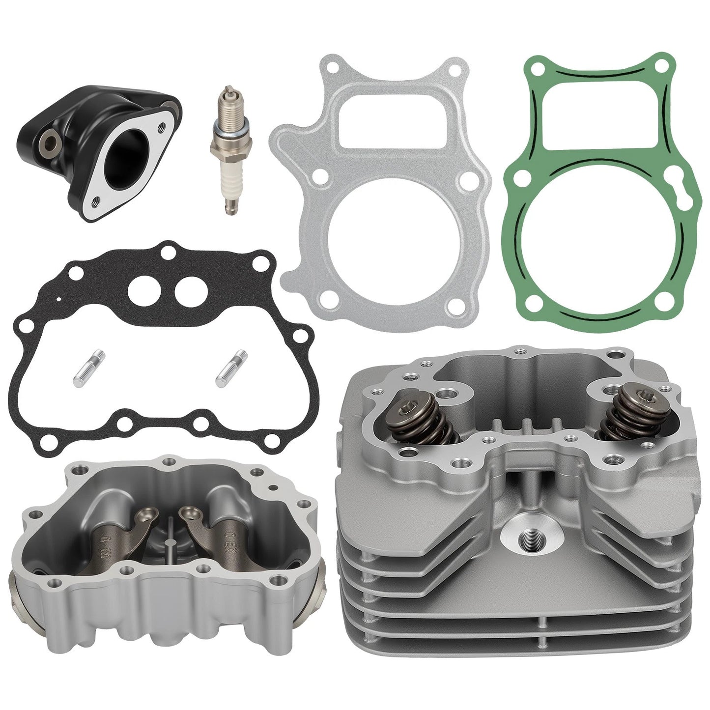 Engine Cylinder Head w/ Cover Gasket for Honda Recon 250 TRX250TM/TRX250TE 02-14