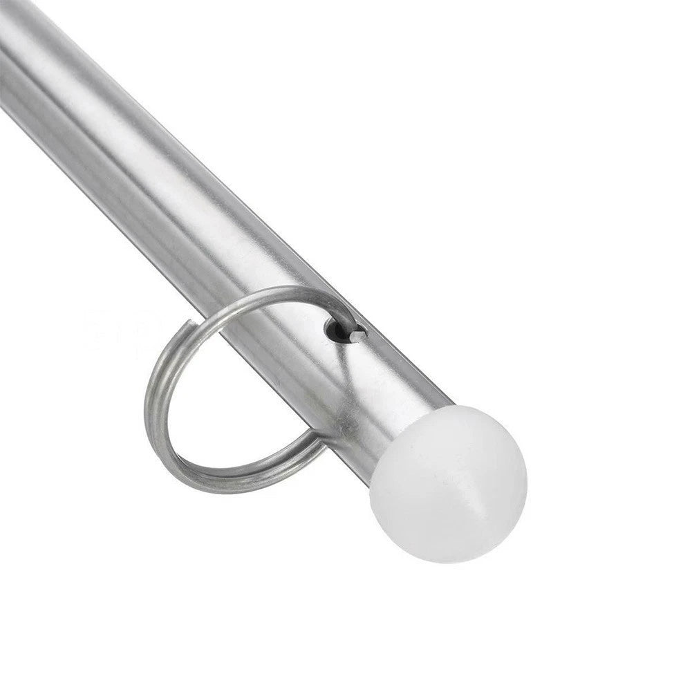 15in Stainless Steel Rail Clamp for Boats Marine Yacht Flagpole