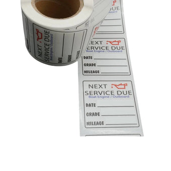 compare product Oil Change Stickers for Car Window (200pcs)