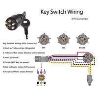 Ignition Key Switch & Safety Lanyard for Evinrude/Johnson OMC (175HP)