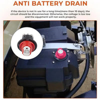 24V Battery Disconnect Switch 100A for Boats/RVs/ATVs/Vehicle Power Control