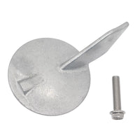 Zinc Trim Tab Anode for Yamaha Outboards Counter Rotation
