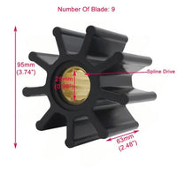 Raw Sea Water Pump Impeller for Yanmar/Johnson/Jabsco (09-1029B)