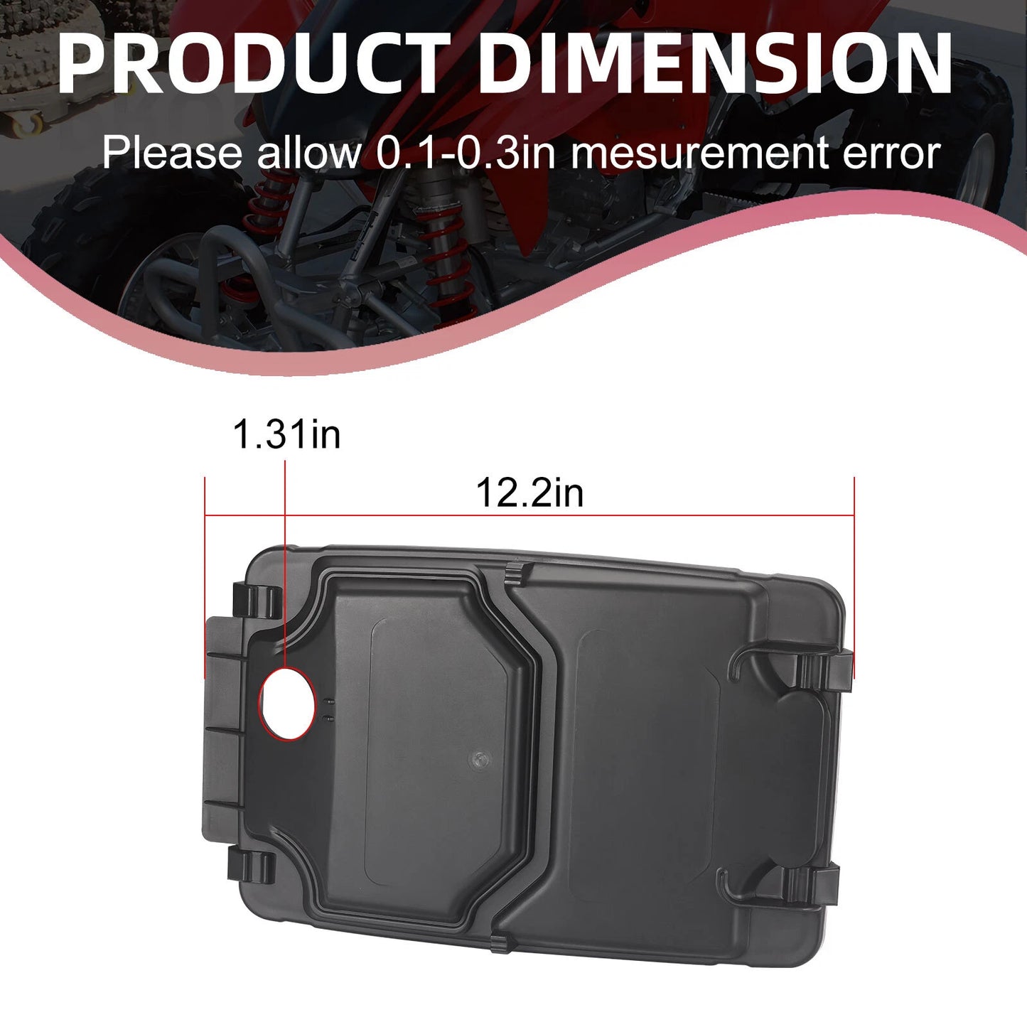 Air Box Cover for Honda TRX450ER/TRX450R 2006-2014 + Seal