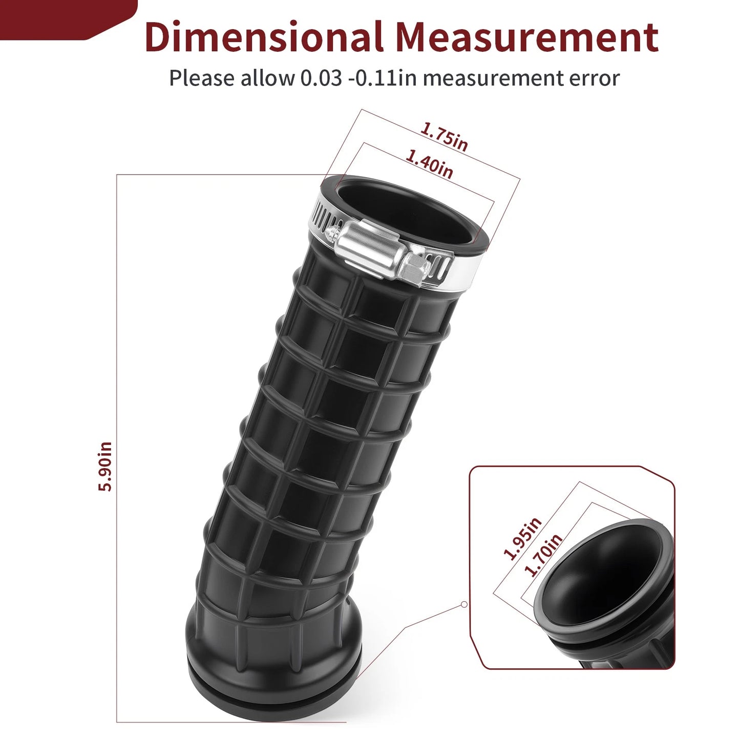 Intake Boot for Yamaha Badger 80 YFM80 (1985-1988)