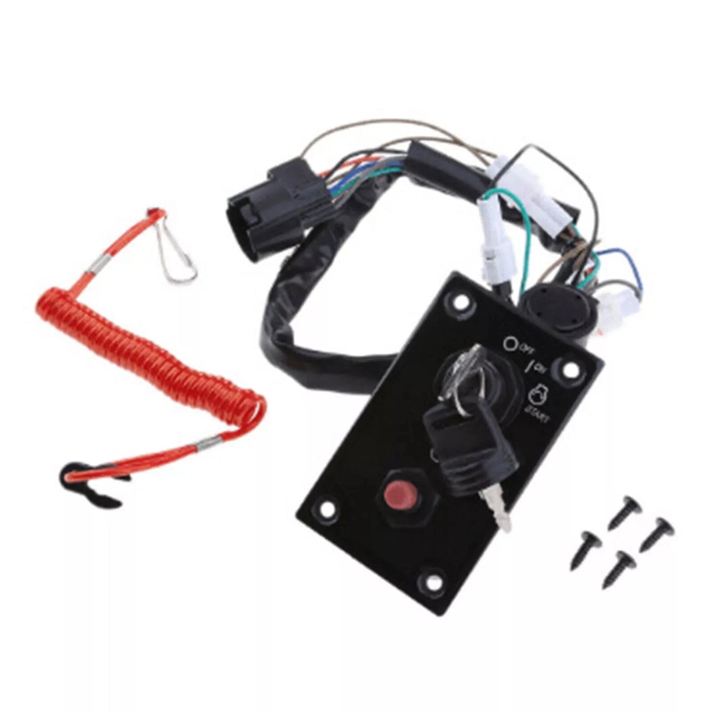 Ignition Key Switch Panel Assembly for Suzuki Outboard Models 40-60HP