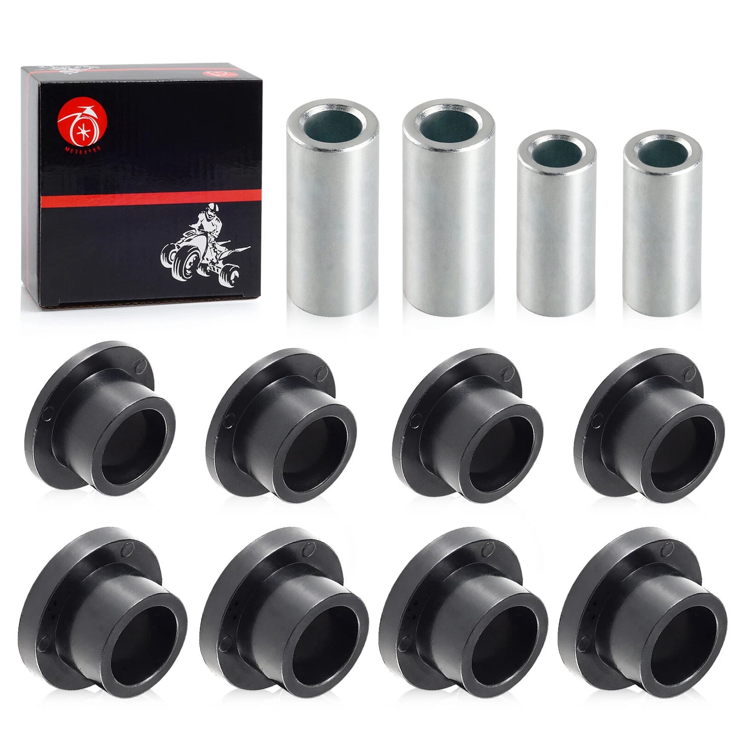 Front Shock Bushing Sleeve Kit for Polaris RZR 800/570 Trail/S 2008-2022