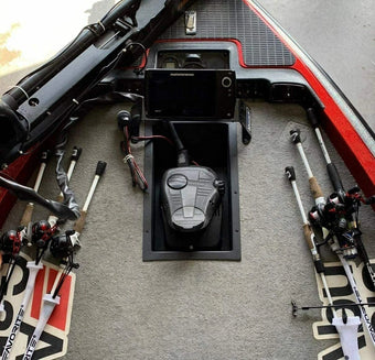 compare product Recessed Easy Boat Trolling Motor Pan for Aluminum Foot Pedal Control Tray