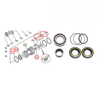 Lower Casing Cap Rebuild Kit for Yamaha 25/30HP Parsun Outboard
