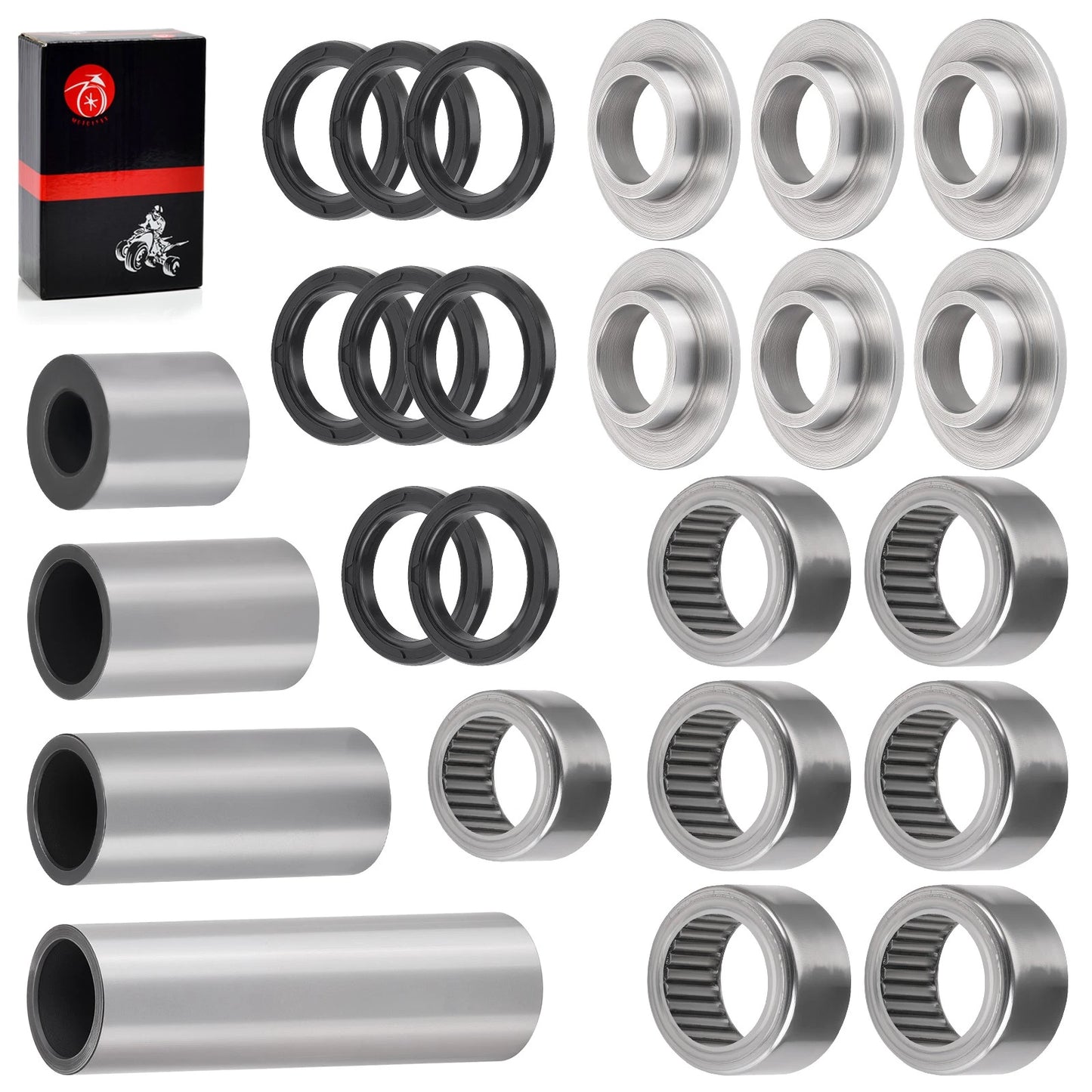 Swing Arm Linkage Bearing Seal w/Bushing for Kawasaki KFX400/DVX400 03-08