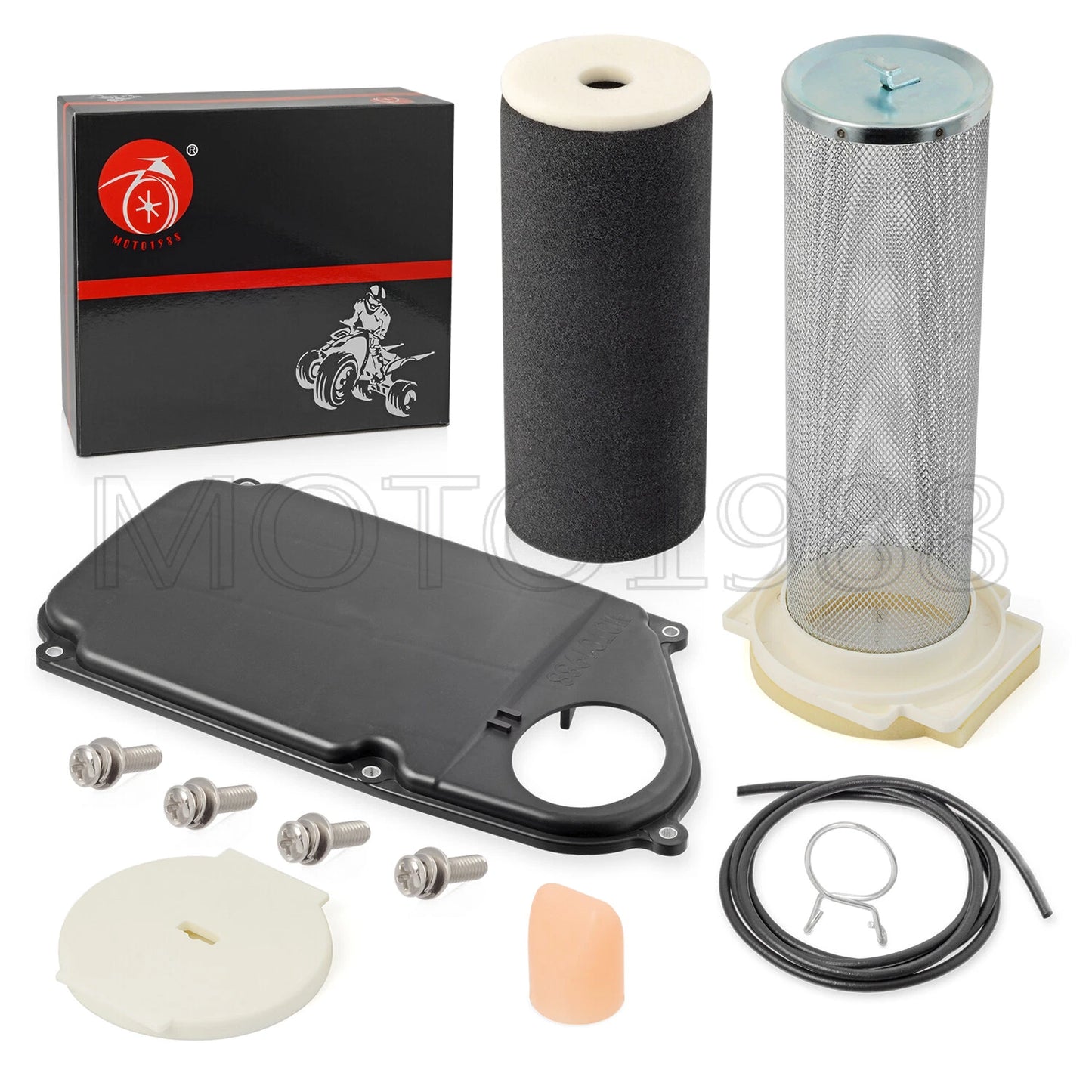 Air Filter Box Lid Cap & GUIDE Seal for YAMAHA Warrior/Wolverine 350/Grizzly 600