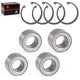 Front Rear Wheel Bearing + Circlip for Kawasaki KRF1000 Teryx KRX 1000 (2020-2024)