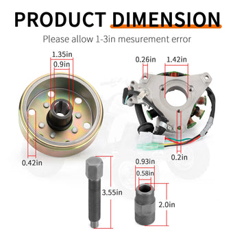 compare product Stator Flywheel Rotor & Puller for Yamaha Banshee 350 YFZ350 1995-2006