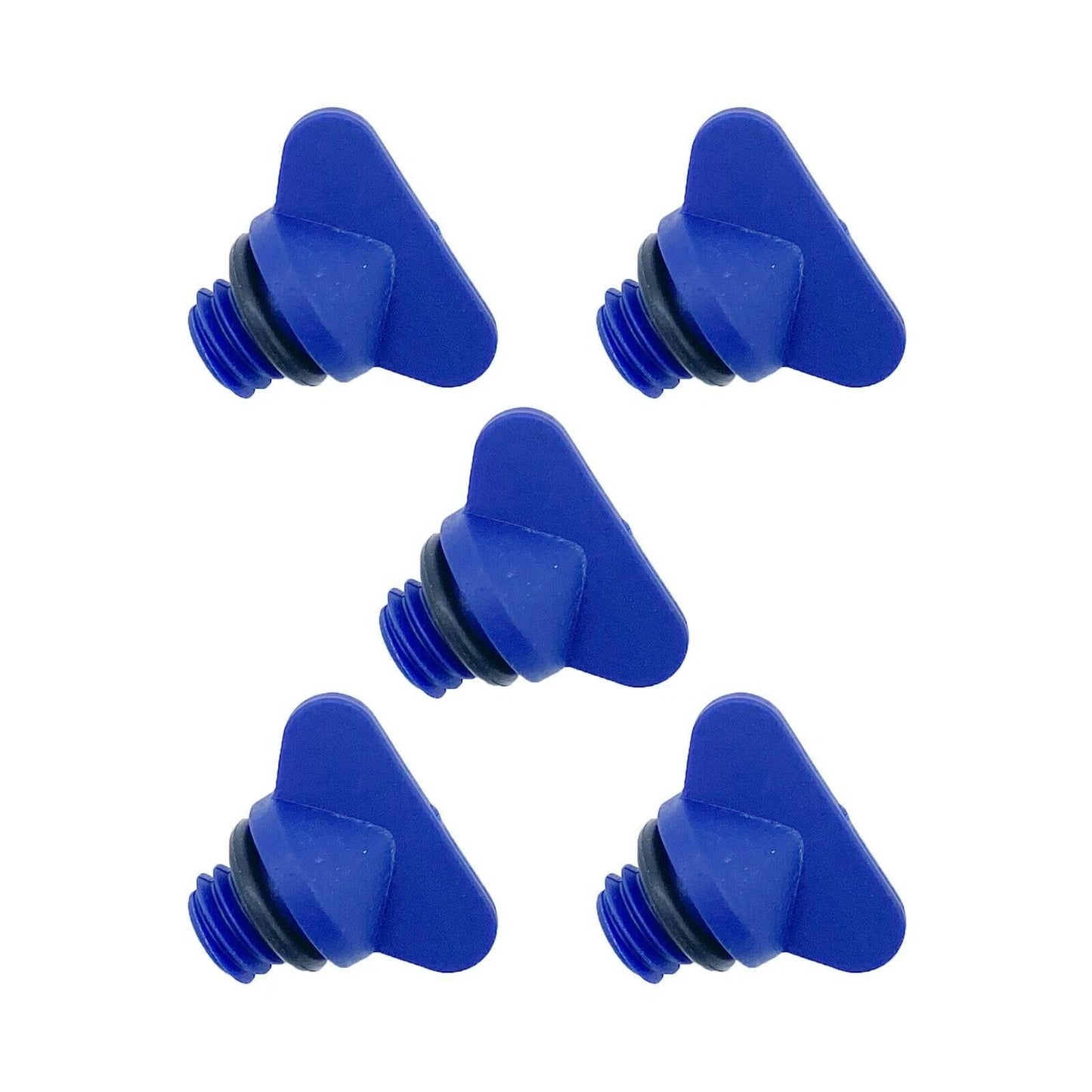 5Pcs Blue Plug Kit for Mercruiser & Manifold Block Drain 22-806608A1