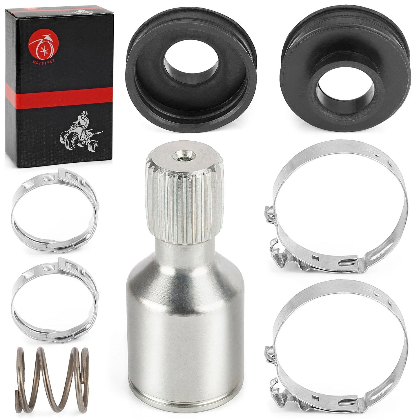 Rear Mid Drive Coupler & Boot Clamp Kit for Arctic Cat Wildcat 1000 4X 2012-2018