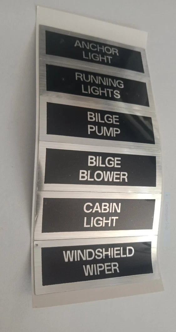 3 Gang Fused Marine Switch Panel with Splash Proof Boots for Boats 12/24 Volt