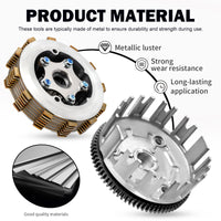 Clutch Kit Assembly w/ Gasket for Yamaha Raptor 350 (2004-2013)