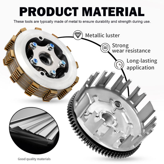Clutch Kit Assembly w/ Gasket for Yamaha Raptor 350 (2004-2013)
