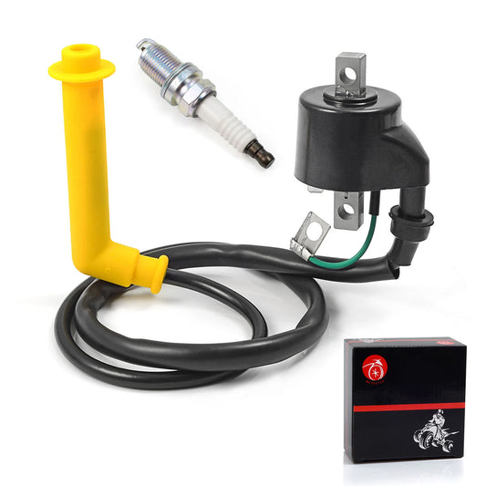 Ignition Coil & Spark Plug w/ Cap for Honda Rincon 650 TRX650 (2003-2005) ATV
