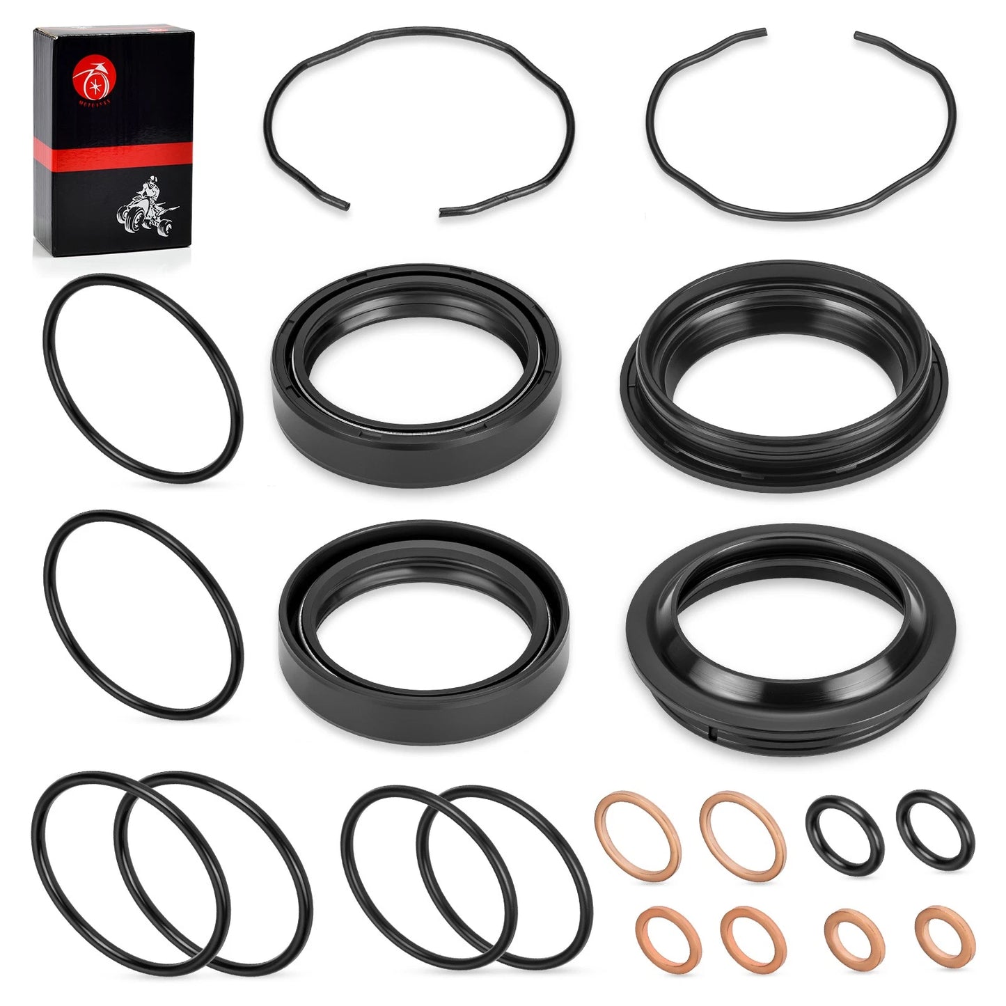 Front Fork Dust Oil Seals Kit for Suzuki V-Strom 650 DL650 (2004-2011)