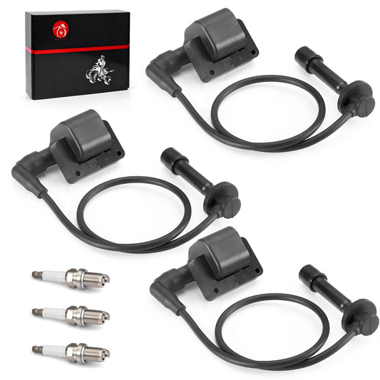 Ignition Coil & Spark Plug Kit for Kawasaki Mule PROFX/FXR/FXT KAF820