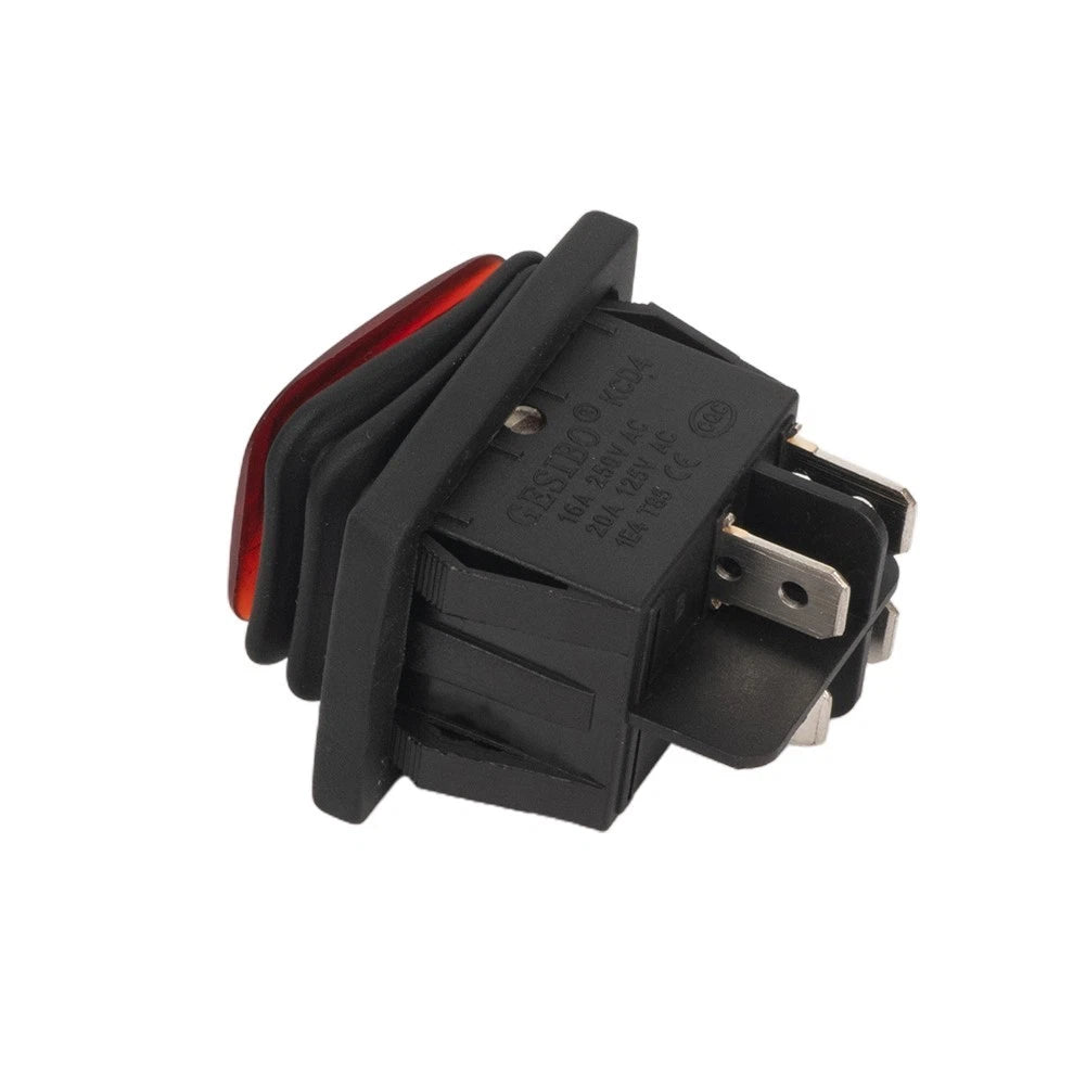 Rocker Switch Illuminated On-Off Waterproof for Boat Accessories Dash