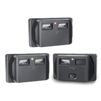 12-24V 3.1A Twin USB Fast Charger Socket for Boats/RVs/Car Power Outlet Panel
