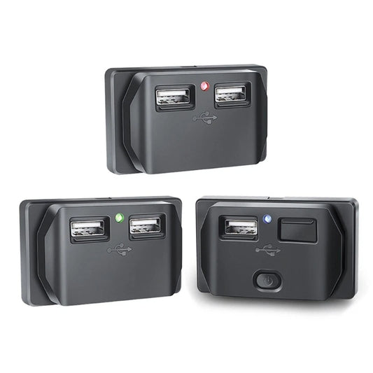 12-24V 3.1A Twin USB Fast Charger Socket for Boats/RVs/Car Power Outlet Panel