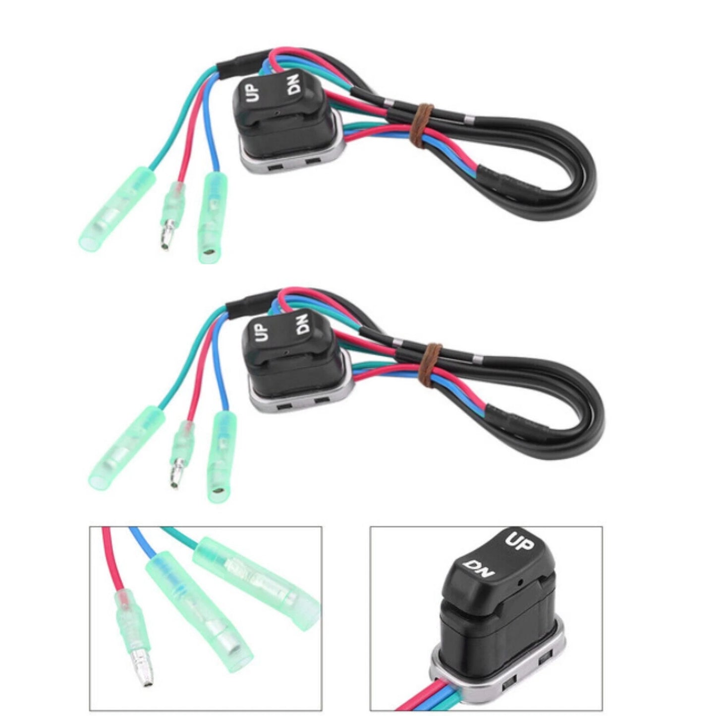 2Pcs Trim Tilt Switch for Yamaha Outboard Motors