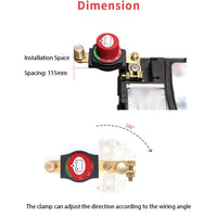Battery Disconnect Switch for RV/Car/Boat/ATV - Easy Installation