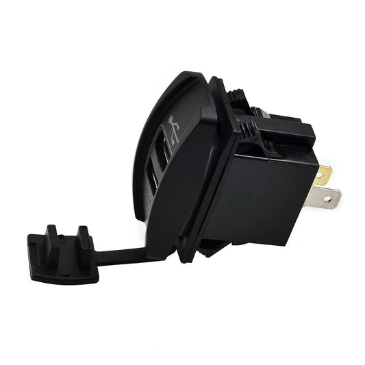 Dual USB Power Charger Rocker Switch for Car/Boat 12V