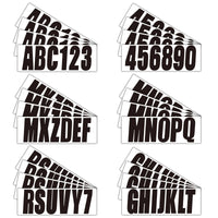 Custom 3" Boat & Jetski Stickers - Boat Registration Numbers & Letters 4 Pack