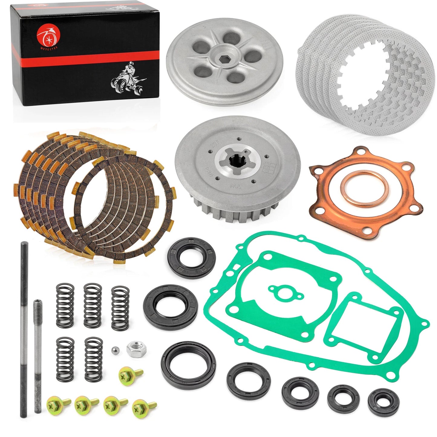 Clutch Plates Kit & Gasket for Yamaha Blaster YFS200 (1990-2006)