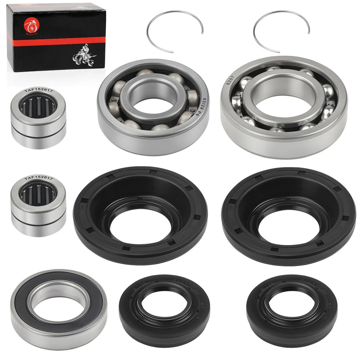 Rear Differential Bearing Seal Kit for Honda Rancher 420 TRX420FA5/FA6 (2015-2024)