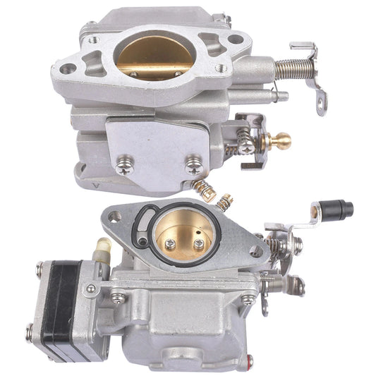 Upper and Lower Carburetor Kit for Yamaha 2-Stroke 20-25HP Outboard Engine