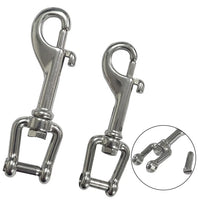 Reliable Stainless Steel Shackle Snap Hook for Yacht Boat Diving