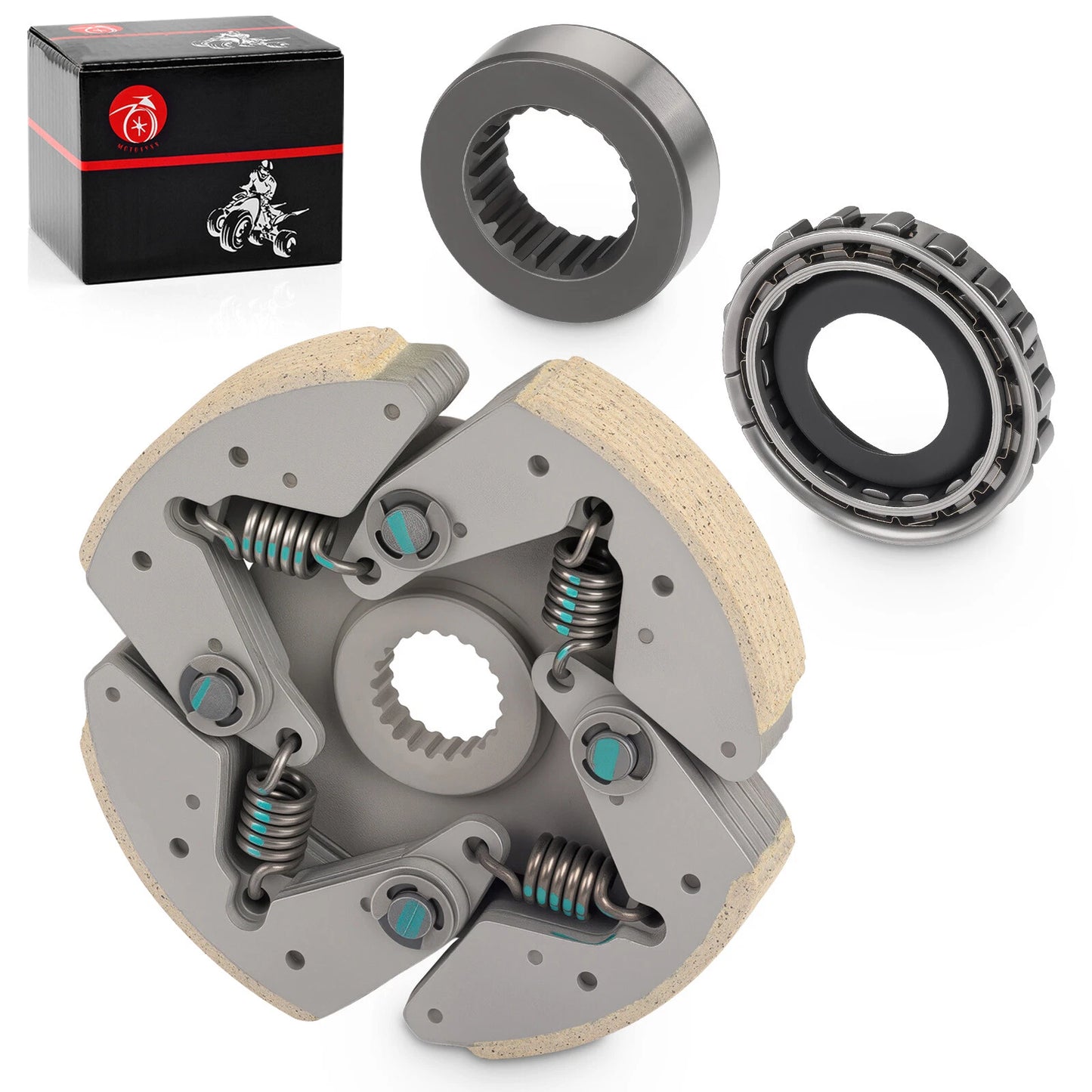 Wet Clutch Centrifugal & Bearing for Kawasaki Bayou 300 4X4 KLF300C 1989-2004