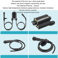 Ignition Coil & Spark Plug Cap for Honda VT600 Shadow VLX 600 (1988-2007)