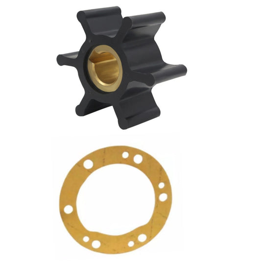 Impeller & Gasket for Yanmar 6 Blades 124223/128296/42110