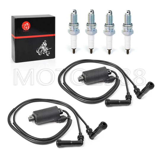 Ignition Coil & Spark Plug w/ Cap for Honda CB750K/L/C/F/SC (1970-1982)